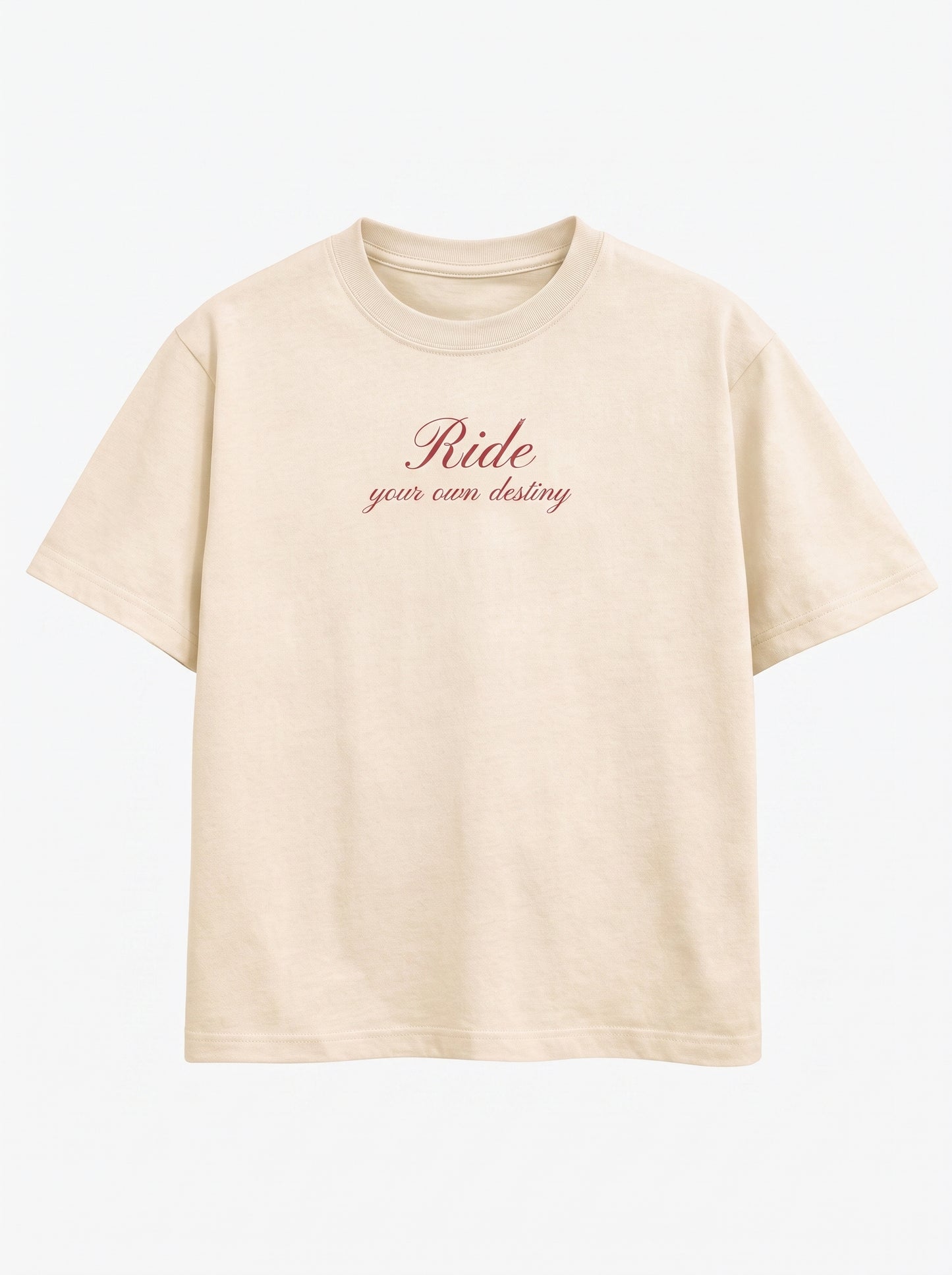 Ride Cream Tee
