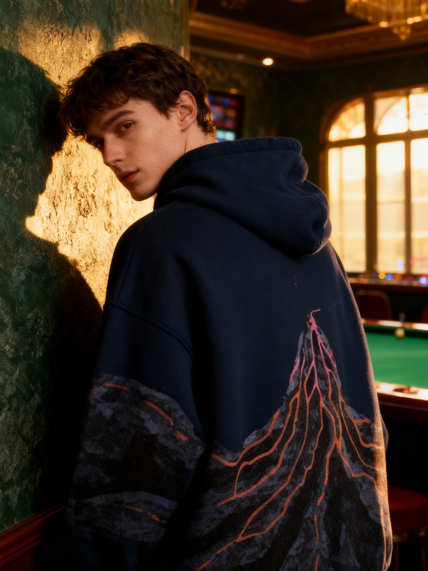 messy hoodie