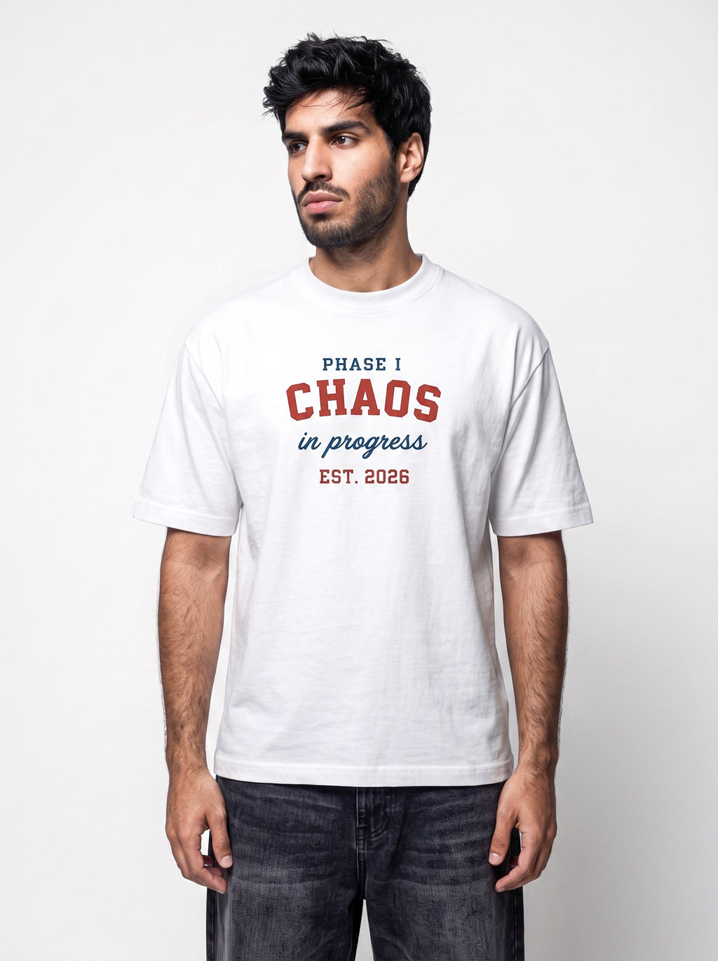 Chaos White Tee